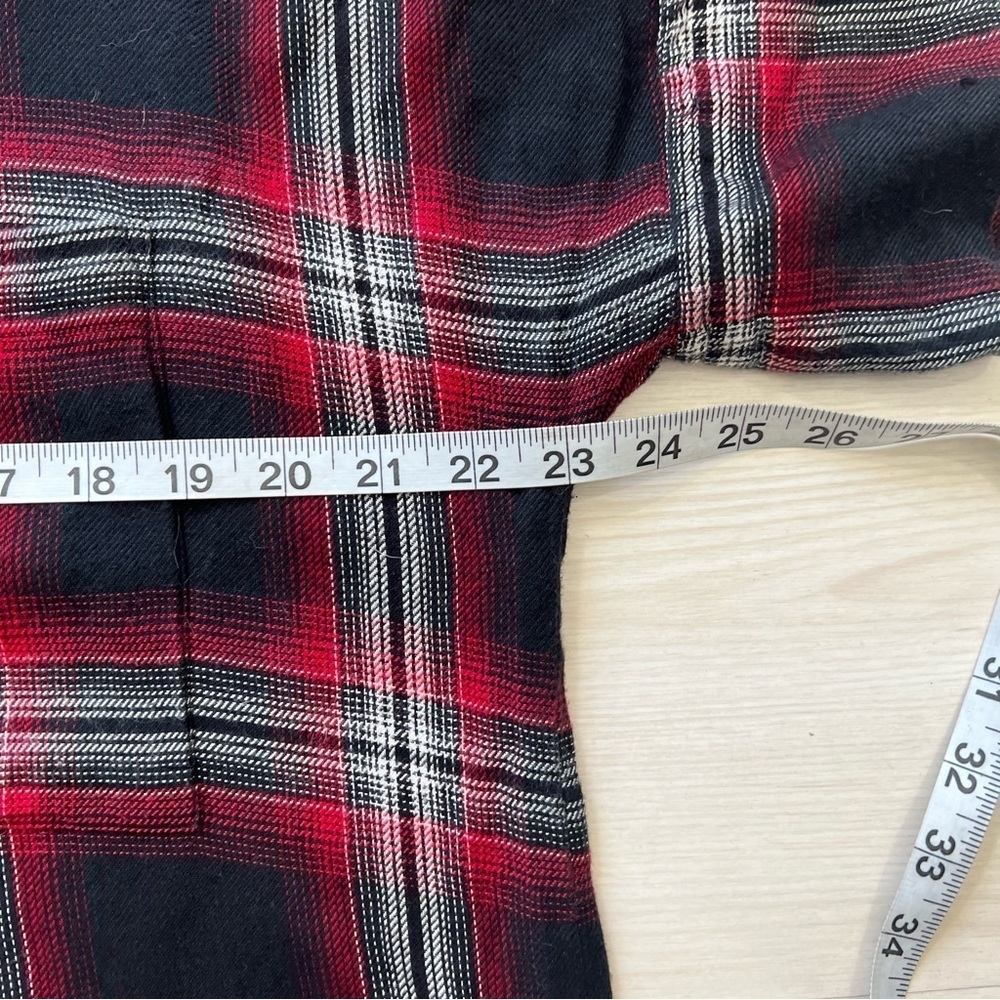 Madewell Courier Shirt Dress M Plaid Pockets Mini - Picture 8 of 14